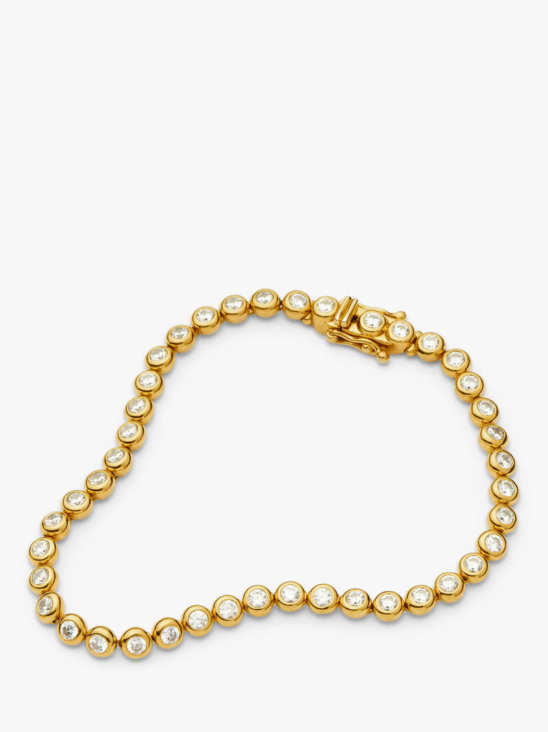 Missoma crystal tennis bracelet 20cm (British brand)
