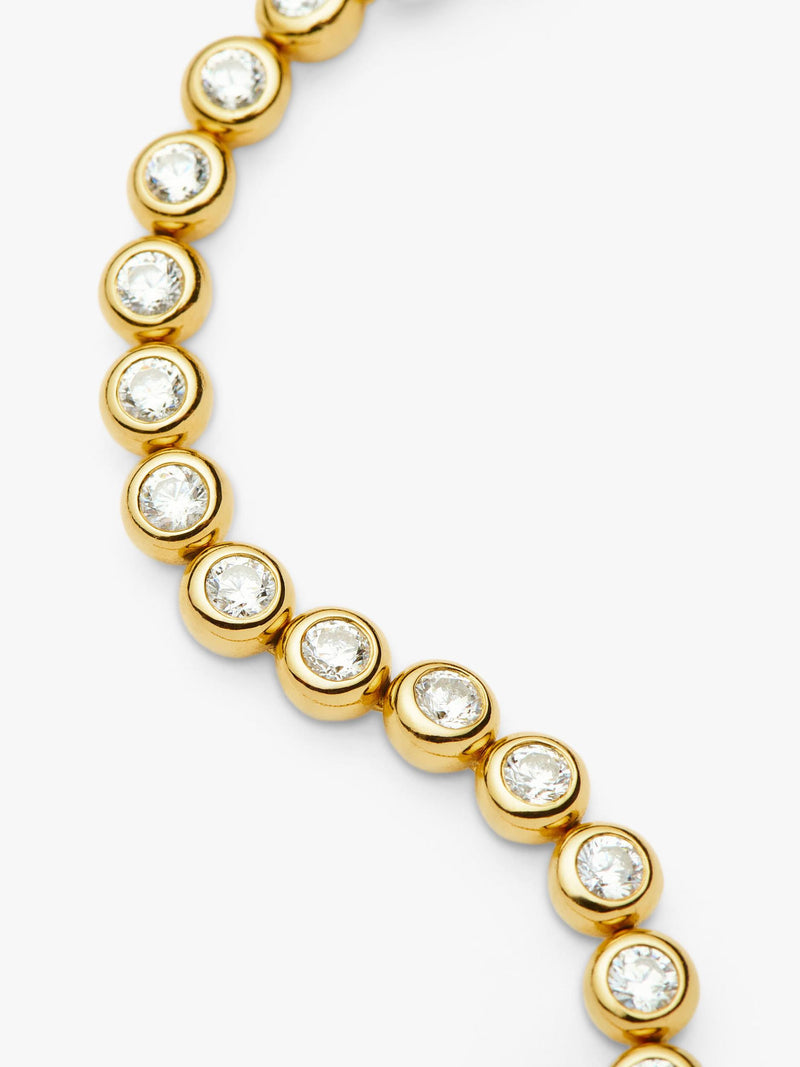 Missoma crystal tennis bracelet 20cm (British brand)