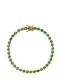 Missoma crystal tennis bracelet 20cm (British brand)
