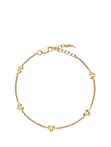 John Lewis Missoma Mini Heart Charm Bracelet- Buy online at McGrocer