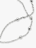Missoma double chain silver bracelet size M (British brand)