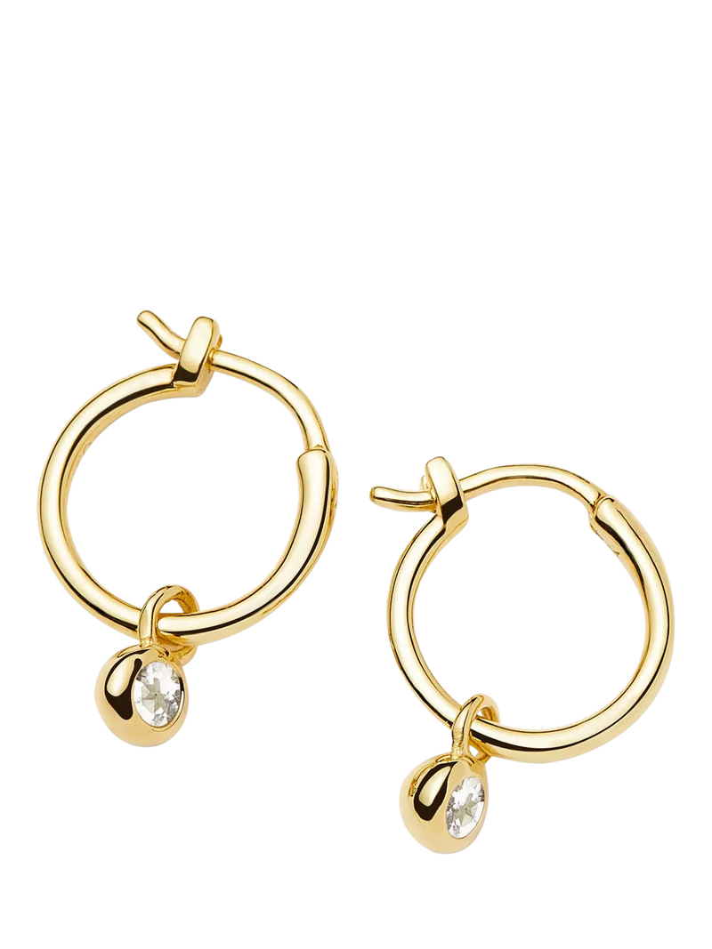 Missoma Birthstone Mini Hoop Earrings