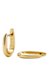 John Lewis Missoma Hinged Huggie Earrings, Gold- Buy online at McGrocer