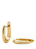 Missoma gold huggie earrings L11.2mm, imported from the UK