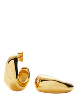 John Lewis Missoma Sculptural Medium Chunky Hoop Earrings- Buy online at McGrocer