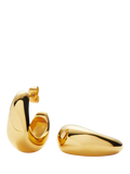 Missoma chunky hoop earrings medium gold plated (British brand)