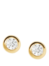 John Lewis Missoma Round Cubic Zirconia Stud Earrings- Buy online at McGrocer