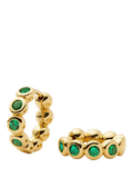 Missoma Beaded Crystal Small Hoop Earrings