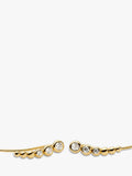 Missoma crystal climber earrings with cubic zirconia, imported from the UK