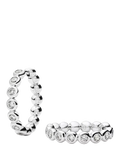 Missoma Beaded Crystal Hoop Earrings