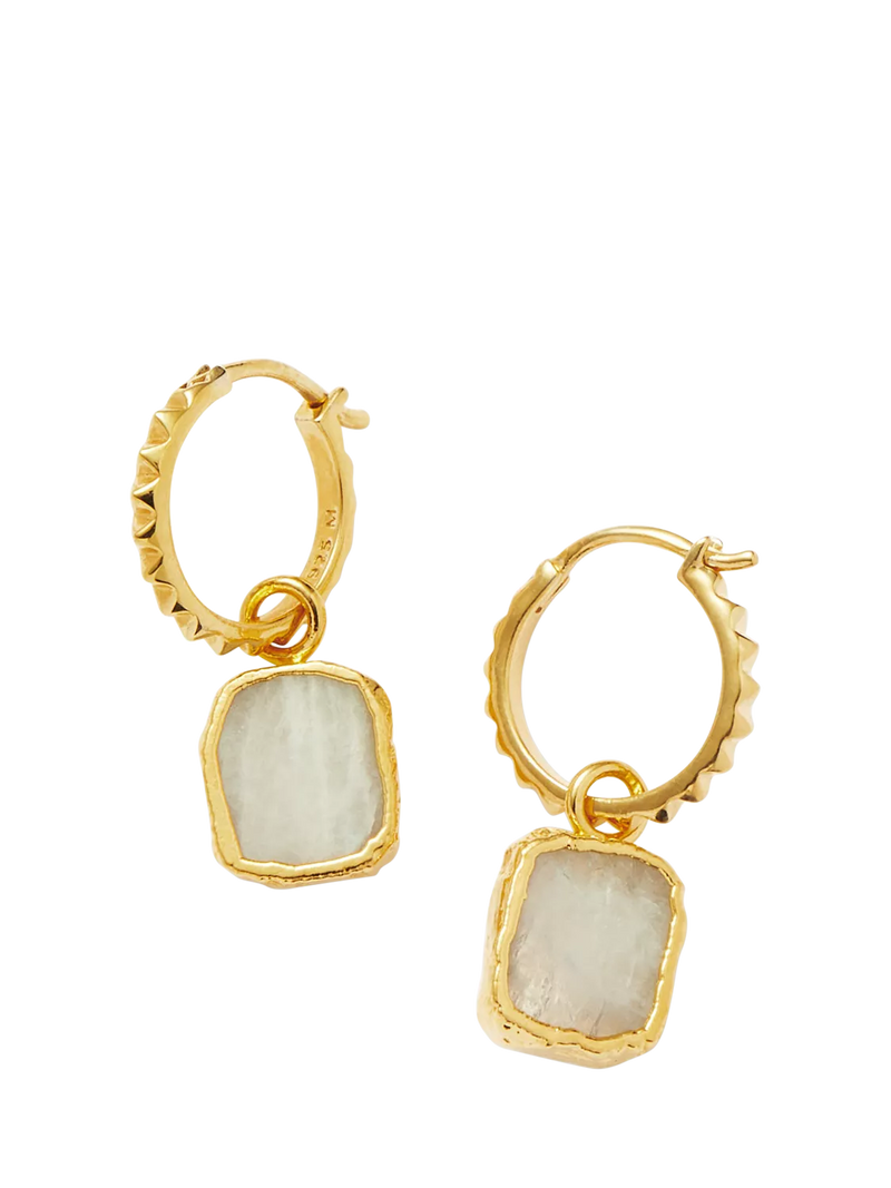 Missoma Mini Charm Hoop Earrings