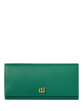 Missoma green leather jewellery roll, UK version