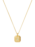 Missoma Amethyst Birthstone Ridged Pendant Necklace