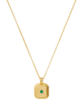 Missoma Amethyst Birthstone Ridged Pendant Necklace
