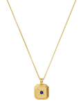 Missoma Amethyst Birthstone Ridged Pendant Necklace