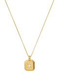 Missoma Amethyst Birthstone Ridged Pendant Necklace