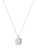 Missoma Birthstone Ridged Pendant Necklace