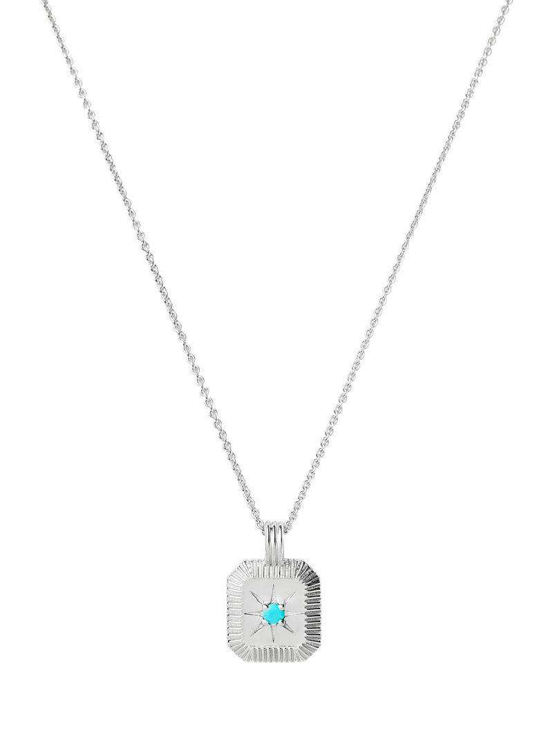Missoma Birthstone Ridged Pendant Necklace
