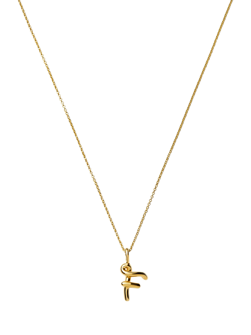 Missoma Initial Pendant Necklace, F