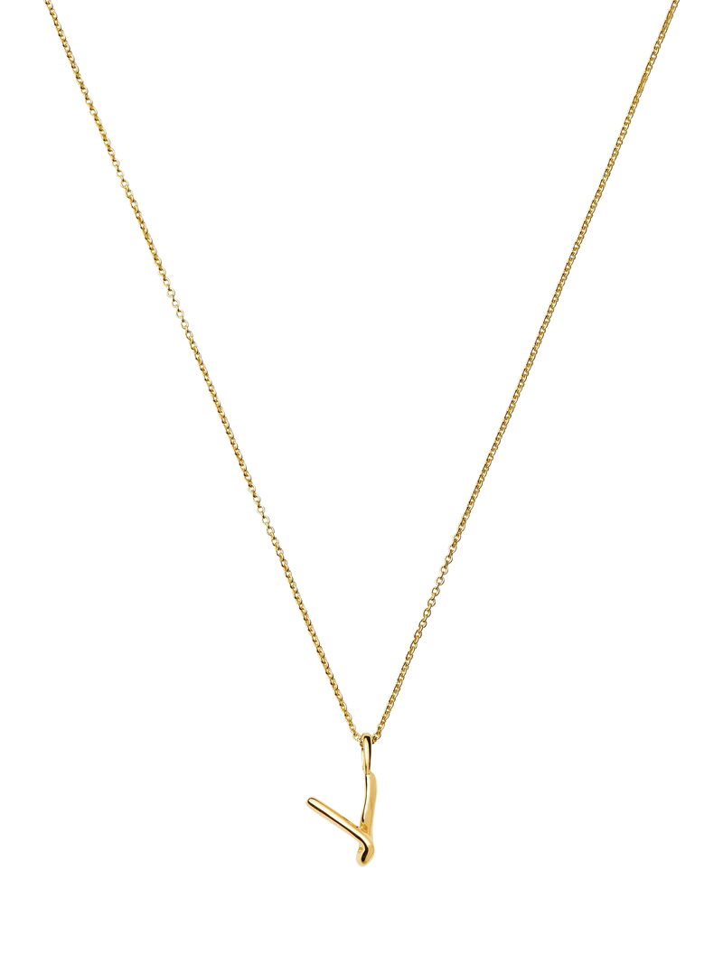 Missoma Initial Pendant Necklace, V