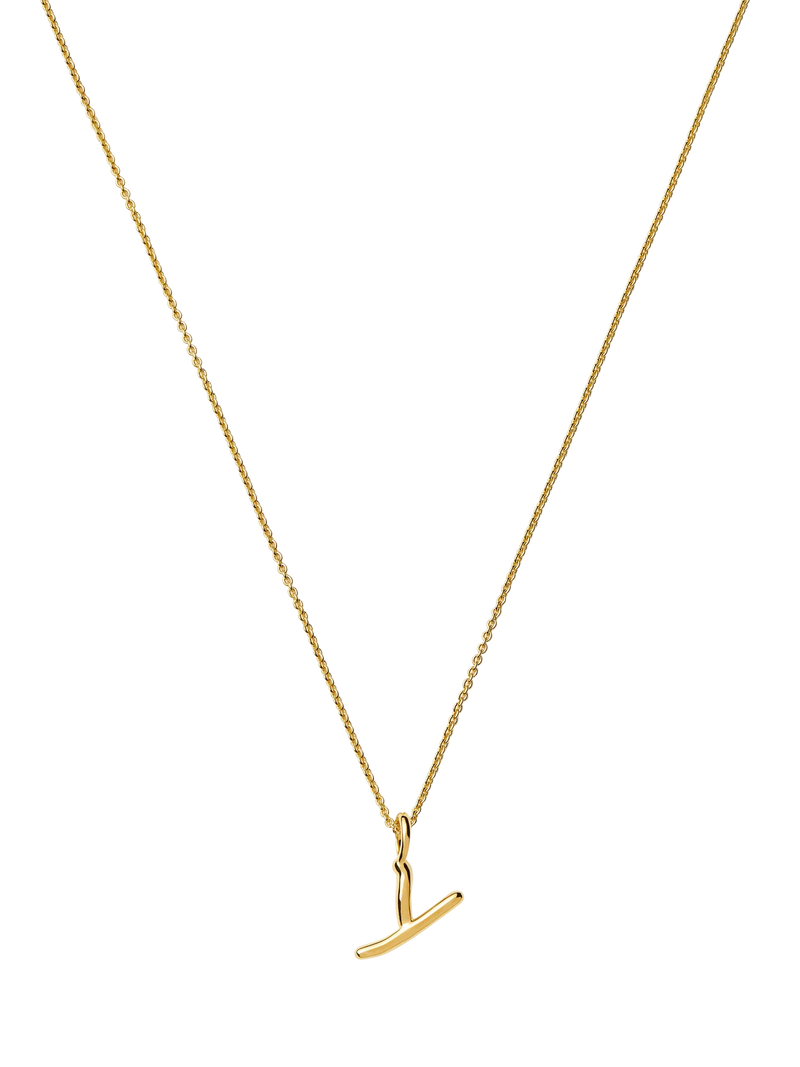 Missoma Initial Pendant Necklace, Y