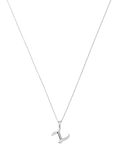 Missoma Curly Molten Mini Initial Pendant Necklace, Z