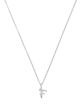 Missoma Curly Molten Mini Initial Pendant Necklace, F