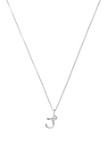 Missoma Curly Molten Mini Initial Pendant Necklace, J