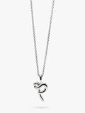 Missoma initial pendant necklace sterling silver, imported from the UK