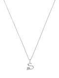 Missoma Curly Molten Mini Initial Pendant Necklace, S