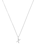 Missoma Curly Molten Mini Initial Pendant Necklace, X