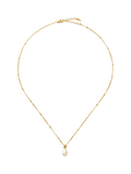 Missoma gold vermeil pearl pendant necklace 45cm - British product