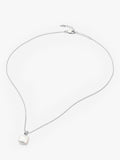 Missoma square pearl baya pendant necklace silver (British brand)