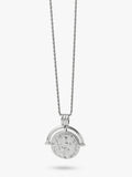 Missoma coin pendant necklace silver, UK version
