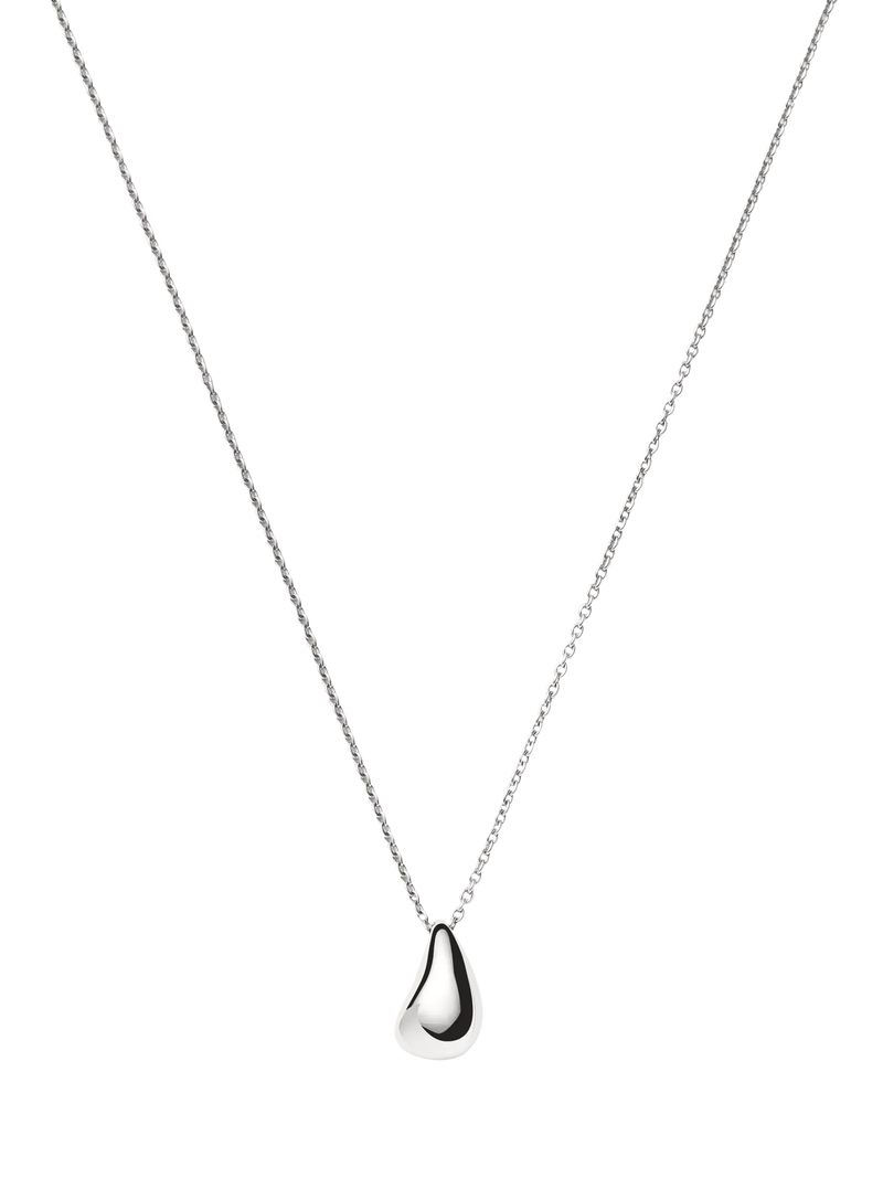 Missoma sculptural droplet pendant necklace in silver - British product