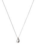Missoma sculptural droplet pendant necklace in silver - British product