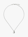 Missoma sculptural droplet pendant necklace in silver - British product