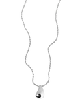 Missoma sculptural droplet pendant necklace in silver - British product
