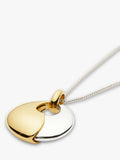 Missoma Sculpted Pebble Pendant Necklace 80cm - British product