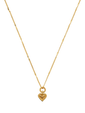 Missoma mini heart pendant in gold vermeil - British product