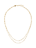 Missoma double chain necklace gold vermeil 45cm, UK version
