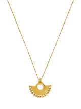 John Lewis Missoma Zenyu Fan Necklace Gold- Buy online at McGrocer
