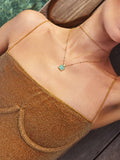 Missoma Lena Charm Necklace gold plated amazonite 50cm, UK version