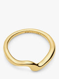 Missoma Molten Wave stacking ring H6mm, imported from the UK