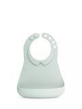 Stokke Munch Bib soft mint silicone baby bib (British brand)