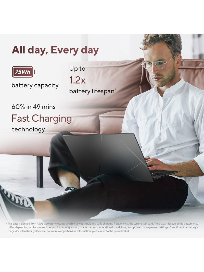ASUS ZenBook 14 AMD Ryzen AI 7 OLED display, UK version