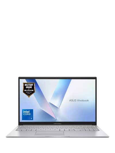 John Lewis ASUS Vivobook 15 X1504 Laptop Intel Core 5 8GB RAM 512GB SSD 15.6 Full HD Silver- Buy online at McGrocer