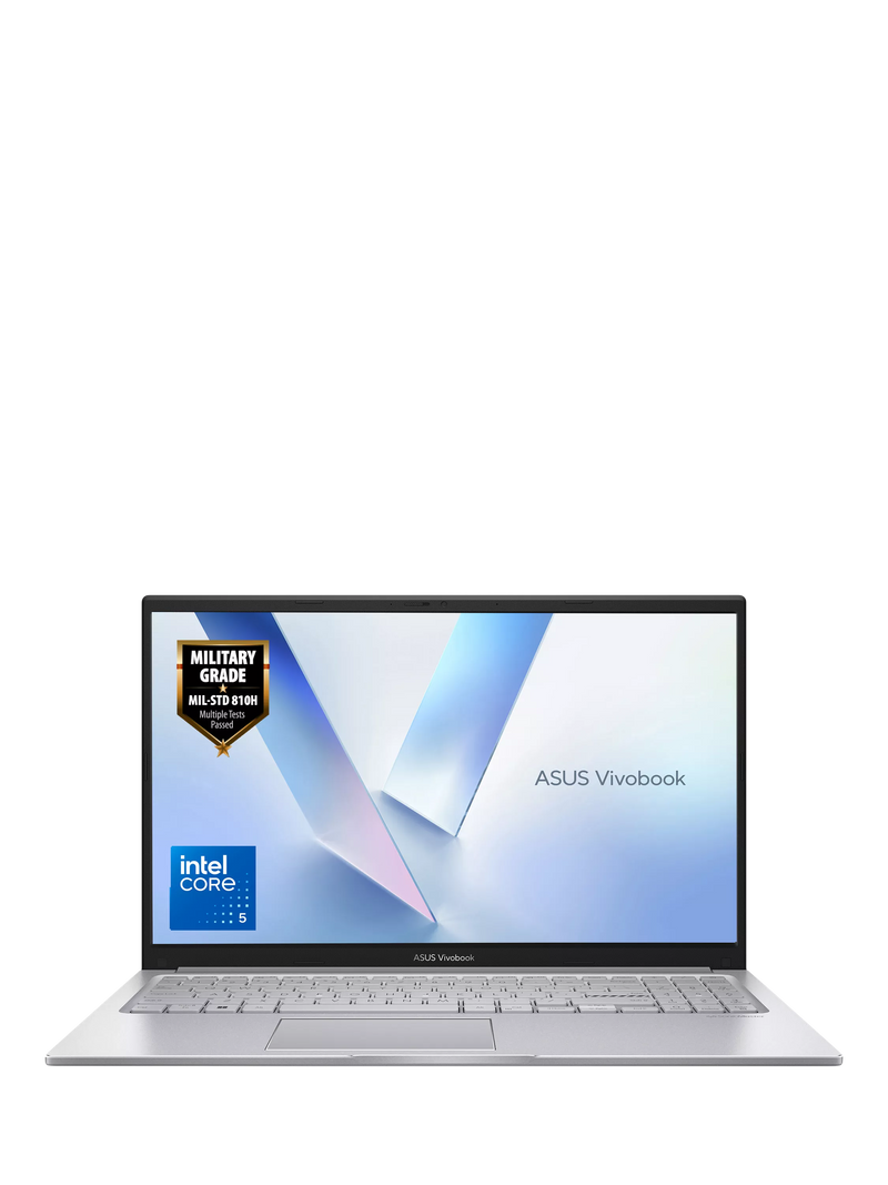 ASUS Vivobook 15 laptop Intel Core 5 8GB 512GB silver (British brand)