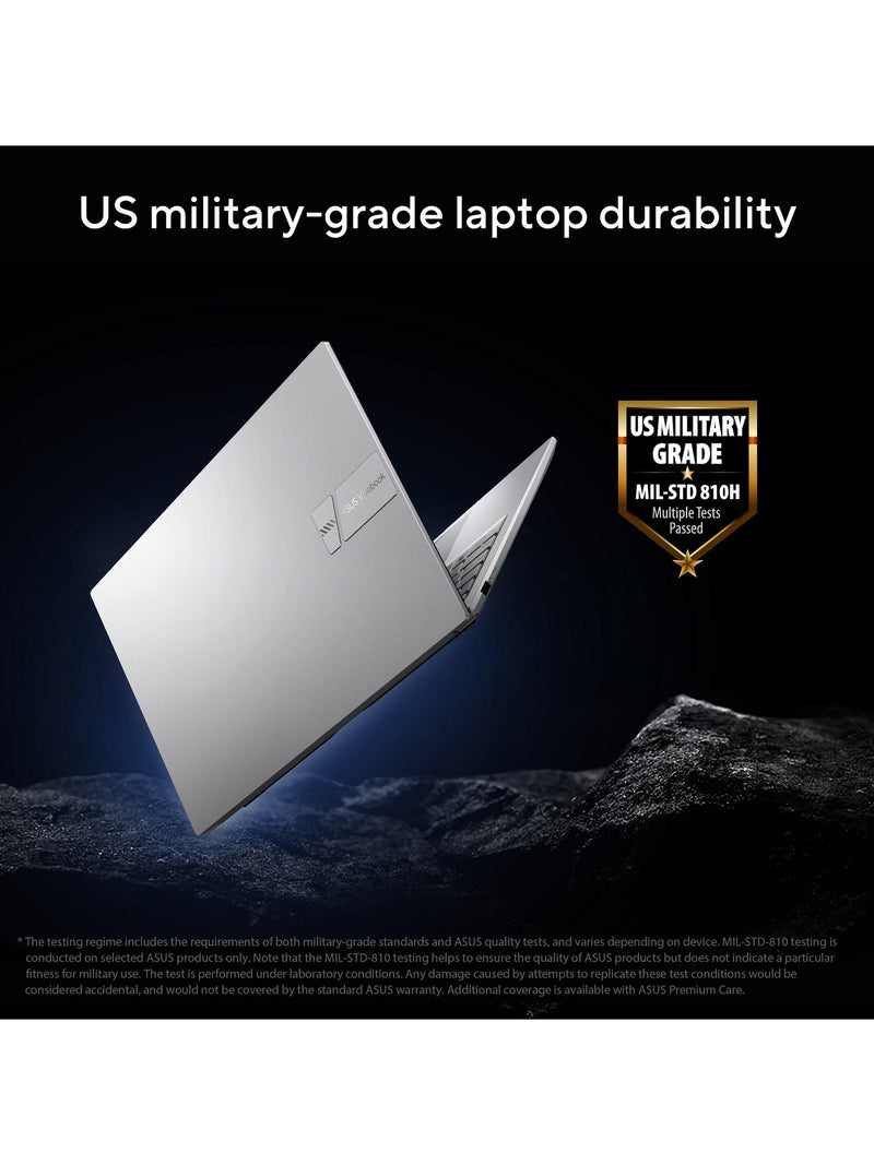 ASUS Vivobook 15 laptop Intel Core 5 8GB 512GB silver (British brand)