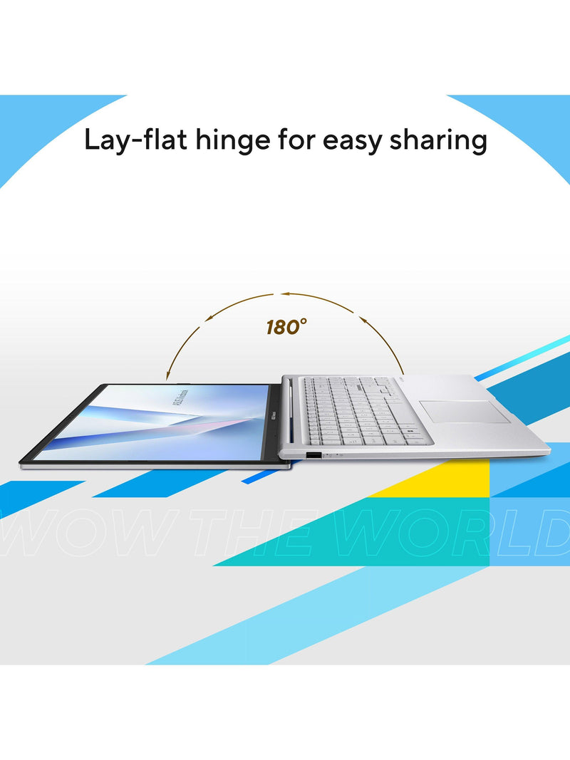 ASUS Vivobook 15 laptop Intel Core 5 8GB 512GB silver (British brand)